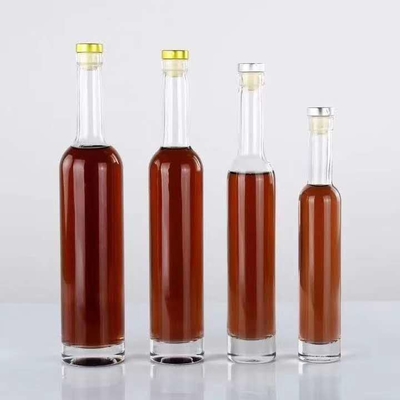 カスタマイズされた形 内刻 200ml 375ml ウォッカ・テキラ・ラムのための透明ボトル