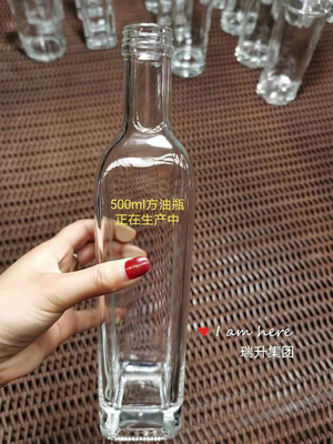 透明な空 750ml ウォッカ・リコール ガラスボトル 密封型コルク/スクリュー/グアラ