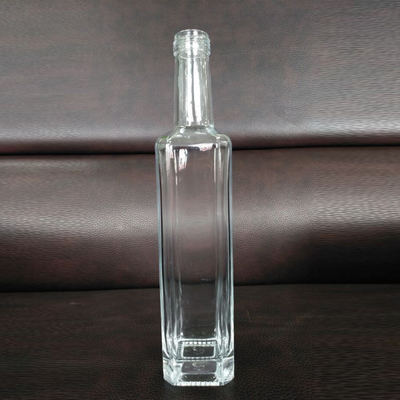 コラー素材 ガラス 700ml 証明書と厚いベースのオリーブ油空瓶