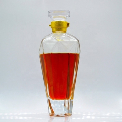 カスタム 空き酒瓶 1L ウォッカ 独特のデザインのガラスボトル エクスプレス送料