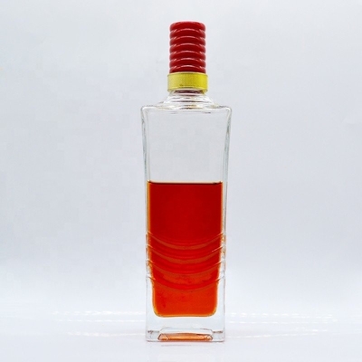 カスタム 空き酒瓶 1L ウォッカ 独特のデザインのガラスボトル エクスプレス送料