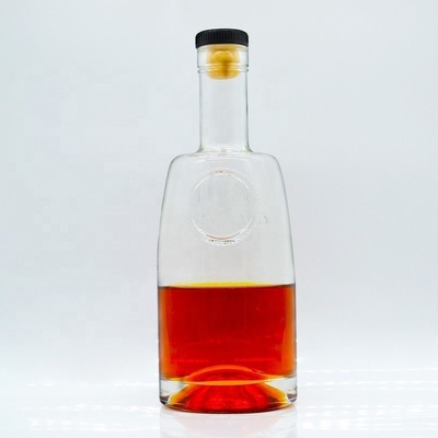 カスタム 空き酒瓶 1L ウォッカ 独特のデザインのガラスボトル エクスプレス送料