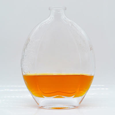 デカル 表面処理 スーパー フリント ガラス 材料 空 750ml ウォッカ ボトル