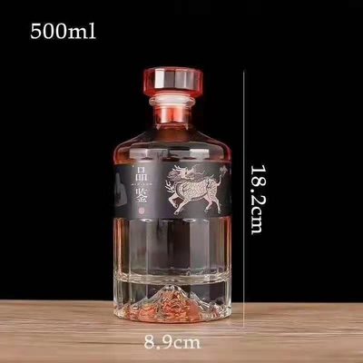 100ml レミー・マーティン ガラスのボトル CNFで ウォッカ ウィスキー ブランデー 250ml 500ml 700ml