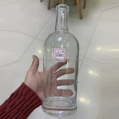 スーパーフリント 700ml スピリット ガラス ウォッカ ボトル コルク OEM/ODM 受け入れ 可変