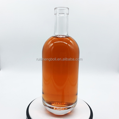 スーパーフリント 700ml スピリット ガラス ウォッカ ボトル コルク OEM/ODM 受け入れ 可変