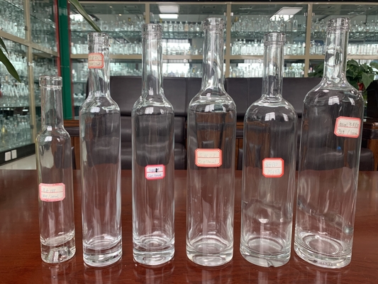 1L ファンシー クリアグラス ウォッカ ボトル 氷表面処理と他の深層処理