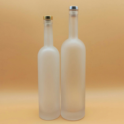 スーパーフリントガラスカラー素材 750ml 飲料用カスタマイズされたガラスボトル