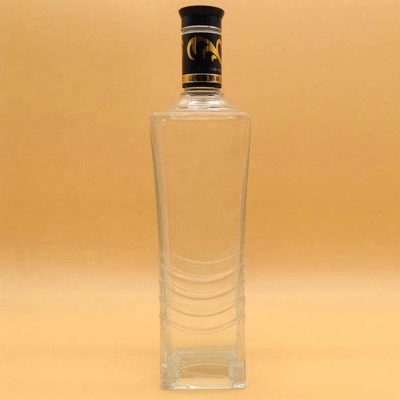スーパーフリントガラスカラー素材 750ml 飲料用カスタマイズされたガラスボトル