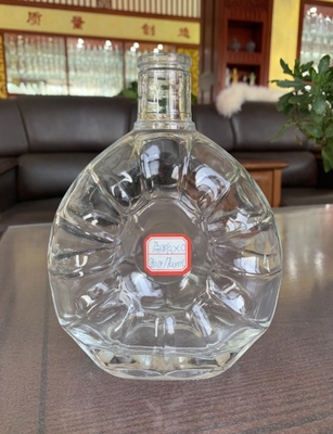 オーダーメイド 500ml 700ml 750ml 空の酒 ワイン ブランデー グラスボトル ウォッカ用 ガラスコルク