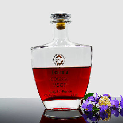 オーダーメイド 1000ml 750ml 700ml 500ml グラスボトル 酒 ウォッカ ジン ウイスキー CE 標準