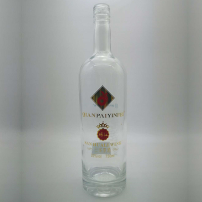 カスタマイズされたカラースプレー ウォッカ ガラスボトル 750ml スーパーフリントガラス素材