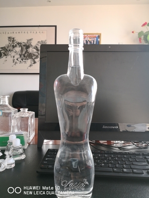 350ml 500ml 750ml オーダーメイド 女性ボディ形ガラスボトル