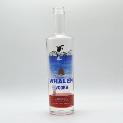 200ml/300ml/500ml/700ml/750ml/1000ml 酒類ボドカを大量に飲むためのガラスボトル