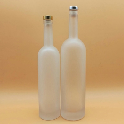 ウォッカ ウイスキー アルコールのための透明 750ml ガラス酒瓶