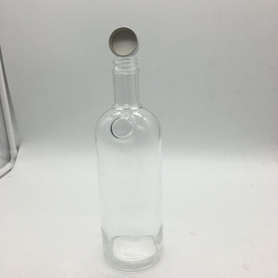 ウォッカ ウイスキー アルコールのための透明 750ml ガラス酒瓶