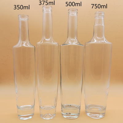 ウォッカ ウイスキー アルコールのための透明 750ml ガラス酒瓶