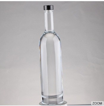 ウォッカ ウイスキー アルコールのための透明 750ml ガラス酒瓶