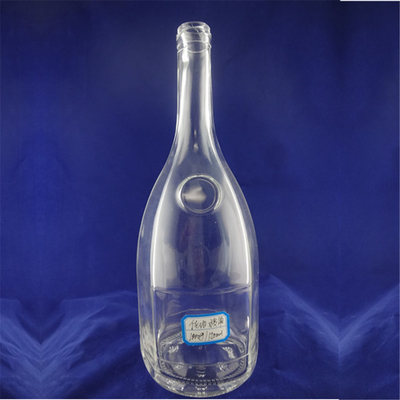 無料サンプル 500 ml 750 ml コルク密封式のグラス丸い酒瓶