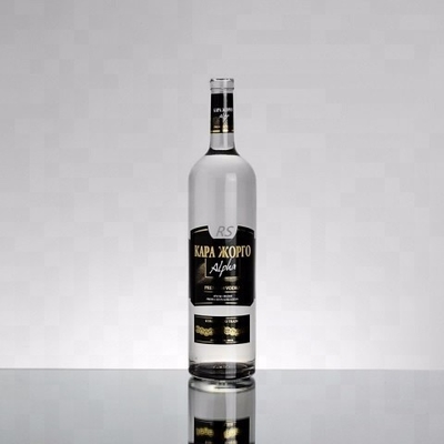 750ml ロシアン・ウォッカ ガラスボトル 無料サンプルとスーパー・フリントガラス素材