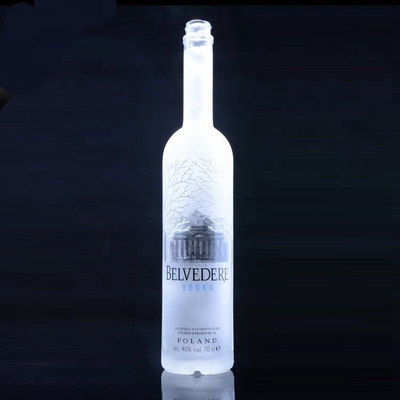 スーパー フリント ガラス コラー 750ml ウォッカ ボトル スクロール トップ 密封タイプ