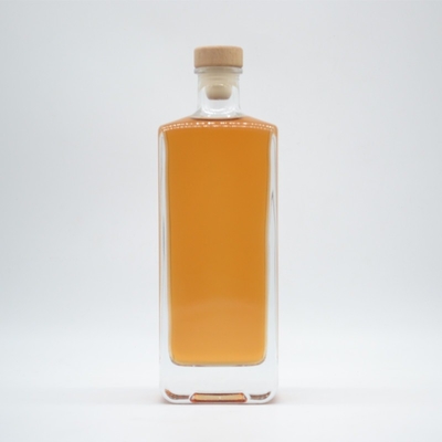 500ml 700ml 750ml 1L 独特の正方形ガラス酒瓶 果汁 ウォッカ スピリット酒