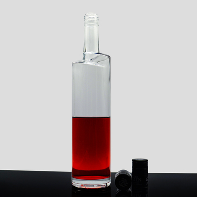 スーパーフリントガラス素材 500ml 750ml 1000ml ウォッカ ガラスボトル ジンボトル