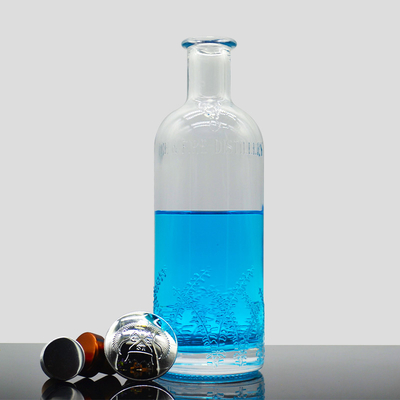 コルクとブラックスプレー 16オンス ガラスボトル 空っぽ 1リットルの水 ワインの酒 1000ml ボトル