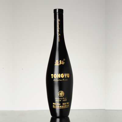スーパーフリントガラス素材 750ml ウォッカガラスボトル 山東・ユンチェン向け