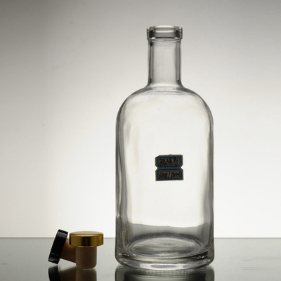 デカル 表面 処理 750ml ウォッカ ウィスキー リコール スピリット アルコール ガラスボトル