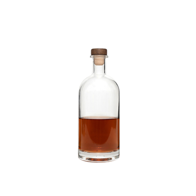 スーパーフリントグラス 250ml 300ml 350ml 750ml 1l 透明ガラス酒瓶とテキラ