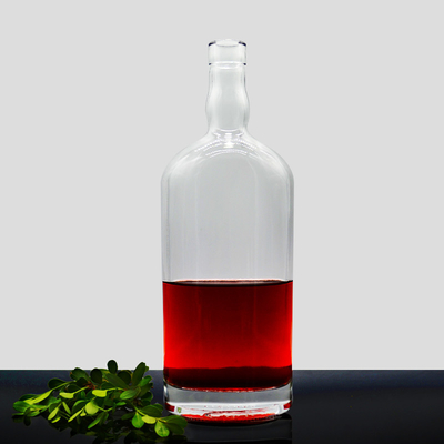 200ml 375ml 500ml 700ml ジン・ウィスキー・ブランデー・ラムのための超シリントガラスコルク/スクリューボトル