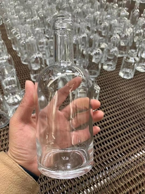 エクストラ ホワイト フリント ガラス 350ml 500ml 700ml 750ml ウォッカ ジン ウィスキー リコール ガラス ボトル