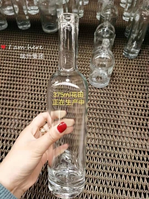 エクストラ ホワイト フリント ガラス 350ml 500ml 700ml 750ml ウォッカ ジン ウィスキー リコール ガラス ボトル