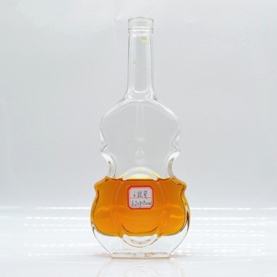ビッググッド 700ml 750g 透明ガラス 特殊形ビオリン 頭蓋骨ボトル