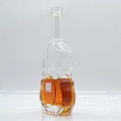 ビッググッド 700ml 750g 透明ガラス 特殊形ビオリン 頭蓋骨ボトル