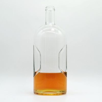 750ml 酒類用ガラスボトル 空のジン リサイクルされたラム ウイスキー ウォッカ OEM/ODM 受け入れられる