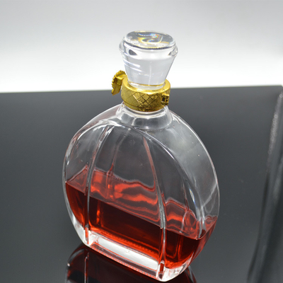 500ml 750ml スーパーフリントグラス ホワイトスピリット 酒瓶 ウォッカ ブランディ・ラムに最適