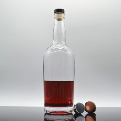 500ml 750ml スーパーフリントグラス ホワイトスピリット 酒瓶 ウォッカ ブランディ・ラムに最適