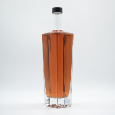 クリスタルホワイト素材 グラスボトル 500ml 酒類 ジン ラム ウォッカ ウィスキー