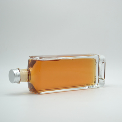 パーソナライズド スクウェアグラス酒瓶 ジン・テキラ・ウォッカ 750ml/700ml/500ml