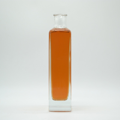 パーソナライズド スクウェアグラス酒瓶 ジン・テキラ・ウォッカ 750ml/700ml/500ml