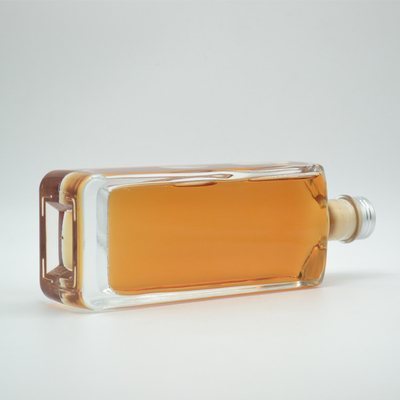 パーソナライズド スクウェアグラス酒瓶 ジン・テキラ・ウォッカ 750ml/700ml/500ml