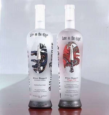 750ml ロシアン グアラ ガラス ボトル ウォッカ リキュア スーパー フリント ガラス 材料
