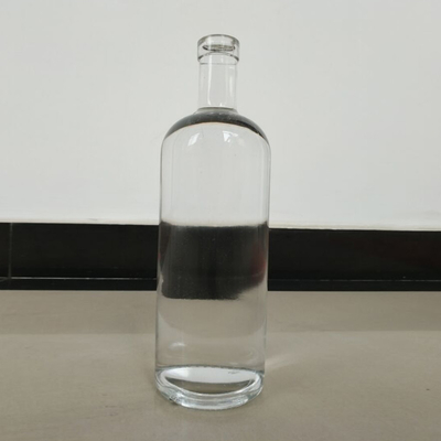 スーパーフリントガラス素材 700ml 750ml 1リットルウォッカガラスボトル CE規格