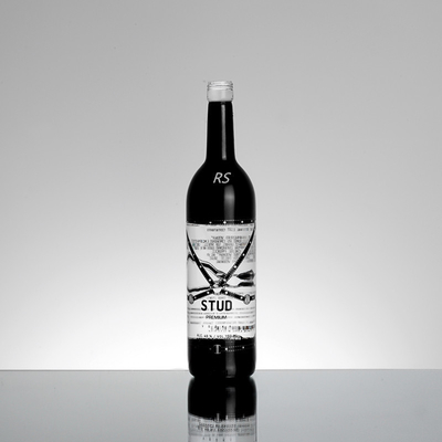 スーパーフリントガラス素材 700ml 750ml 1リットルウォッカガラスボトル CE規格