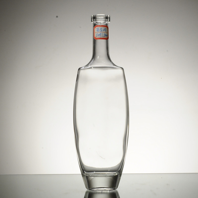 スーパーフリントガラス素材 500ml 700ml 750ml 空のラム 飲料用清潔な酒瓶