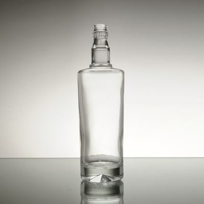 スーパーフリントガラス素材 500ml 700ml 750ml 空のラム 飲料用清潔な酒瓶