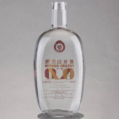 フリント・ウォッカ・ウイスキー コークキャップ 750ml ガラス・ウイスキーボトル コークベース素材 ガラス