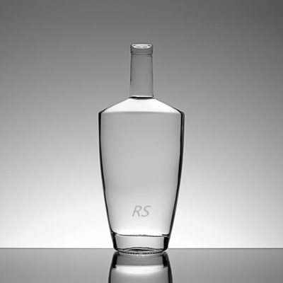 フリント・ウォッカ・ウイスキー コークキャップ 750ml ガラス・ウイスキーボトル コークベース素材 ガラス
